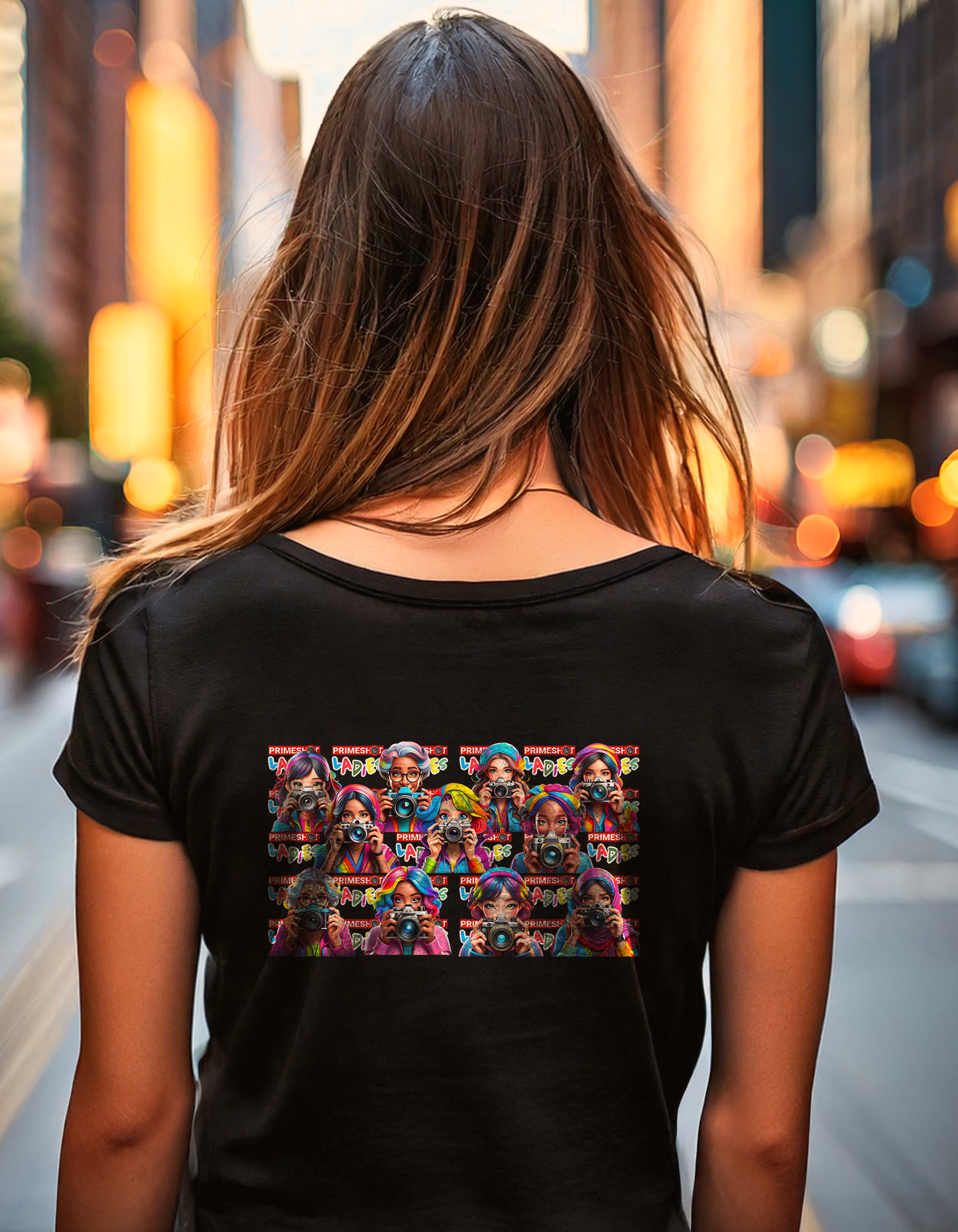 PrimeShotLadies Exclusive T-shirt - Black or White