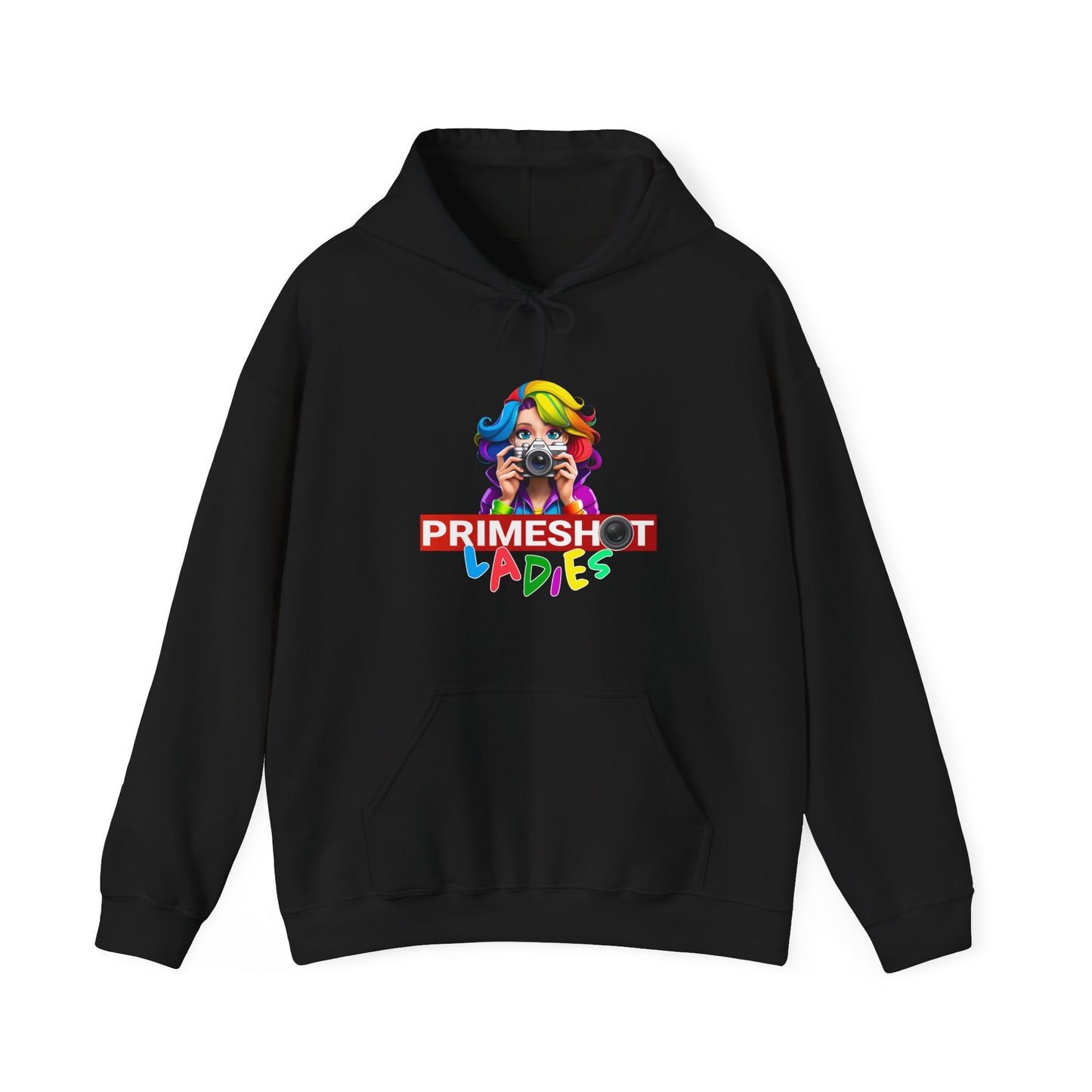 PrimeshotLadies Hoodie – Style & Comfort - Black or White