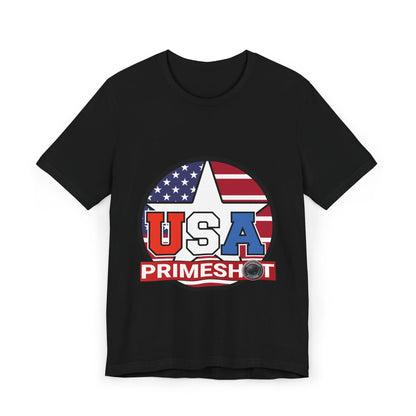 Bright & Bold USAPrimeShot T-Shirt - Black